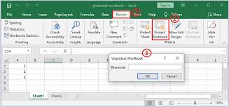 2 Ways To Unprotect Workbook In Excel 2016 2019 Without Password