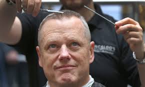 Governor Baker gets a buzz cut