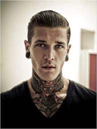 Neck tattoos for men are a bit special, since they can be seen even when you have your clothes on. 30 Creative Neck Tattoos For Men And Women Very Cool Creativetattoos Click To See More Neck Tattoo For Guys Slicked Back Hair Neck Tattoo