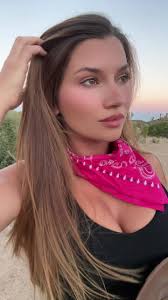 Riding Bareback in Light Jeans at Sunset