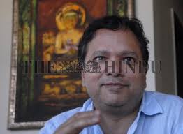 Author Vikram Chandra at an interaction with The Hindu-Metro Plus in  Bangalore