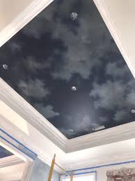 Mural painter for homes, schools, and businesses. Evening Cloud Ceiling Mural In 2020 Ceiling Murals Cloud Ceiling Cloud Wallpaper Bedroom
