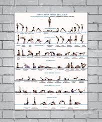 Us 2 78 7 Off Yoga Exercise Bodybuilding Chart Light Canvas Custom Poster 24x36 27x40 Inch Home Decor N777 In Wall Stickers From Home Garden On