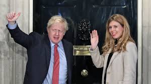 Prime minister boris johnson and his then fiancée carrie symonds arrive at methodist central hall in westminster to vote on may 06, 2021 in london, england. British Prime Minister Boris Johnson And His Fiancee Carrie Symonds Are Expecting A Child Vogue