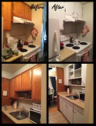 Easy And Cheap Rental Kitchen Makeover A Fresh Coat Of Paint On The Walls And Contact Paper Apartment Decorating Rental Rental Kitchen Makeover Rental Kitchen