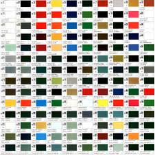 Color Reference Charts Gunze Sangyo Aqueous Map