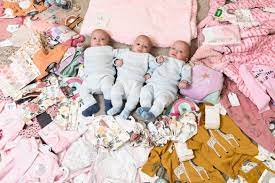 I was told I was having girls during FIVE scans so I spent £500 on clothes… then ended up with triplet boys | The US Sun