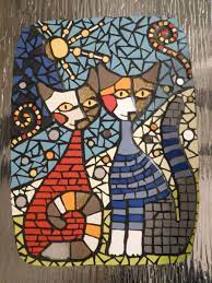 Cats Are In Mosaic Art Supplies Mosaic Art Mosaic Crafts