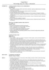 Nursing Instructor Resume Samples Velvet Jobs