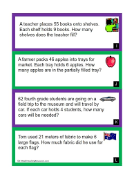 4th Grade Number Word Problems Fourth Grade Math Math Word Problems