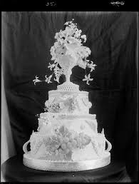 Tasting our variety of cake flavours. A Three Tiered Wedding Cake Decorate Items National Library Of New Zealand National Library Of New Zealand