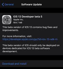 Not every apple device support the ios 13 beta. Download Ios 13 Beta 5 Ipados 13 Beta 5 Now Osxdaily