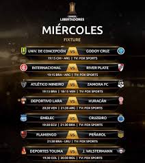Futbol Copalibertadores Partidos Del Miercoles 3 De Abril Lapelotita En 2020 Emelec Huracan River Plate