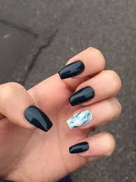 Acrylic Black Coffin Shaped Nails Top 100 Coffin Nail 2019 Black Acrylic Nails Coffin Shape Nails Chorme Nails