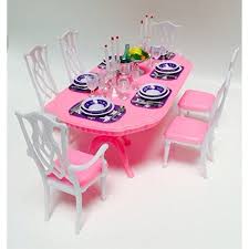 My Fancy Life Dollhouse Furniture Dining Room Play Set Walmart Com Barbie Room Barbie Furniture Barbie House Furniture