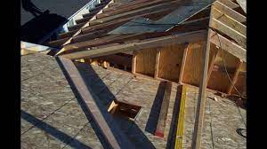 Two Different Examples For Installing Home Addition Roof Sheathing Soffit And Exposed Rafter Eaves You Porch Roof Design Building A Porch Porch Roof Styles