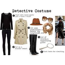 Detective Costume Detective Costume Costumes Detective Outfit