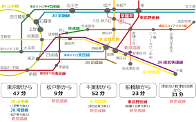 交通アクセス 電車路線図 新京成常盤平駅