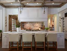 Find backsplash ideas that suit your kitchen or bathroom. Traditional Off White Kitchen With Brick Backsplash Home Bunch Interior Design Ideas