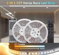 Horse Race Dual Color LED Strip Light 24V 2835 CCT Cool Warm White Running  Water Flowing Ribbon 20M 1903 IC Chasing Linear Lamp - AliExpress 39