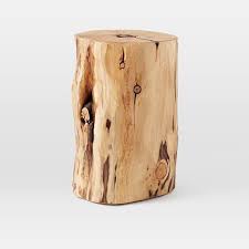 Natural Tree Stump Side Table In 2020 Tree Stump Side Table Coffee Table Wood Solid Wood Table