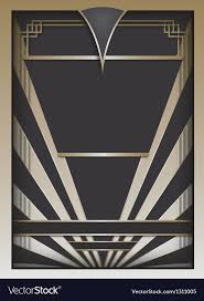Art Deco Background And Frame Royalty Free Vector Image Ad Background Frame Art Deco Ad Art Deco Decor Art Deco Art Deco Design