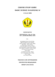 Check spelling or type a new query. Doc Course Study Guide Basic Science In Nursing Iv 3 2 1 Sks Cici Nur Academia Edu