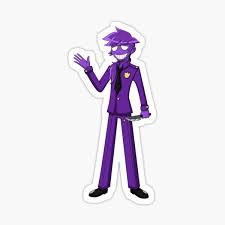Afton williamson pictures and photos. Purple Guy William Afton Sticker By Jeny Nayeli Redbubble