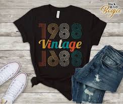 31st Birthday Present Ideas For Her Vintage 31st Birthday Shirt 31st Birthday Gift Ideas 1988 Shirt Retro Classic 1988 Shirt 31st Birthday T Shirt 31 Birthday Gift Shirt 31st Birthday Birthday Ideas For Her Birthday Shirts