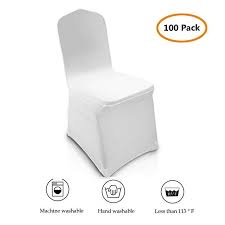 100 Pcs Universal Chair Covers Spandex White For Wedding Party Banquet Folding Chairs Decoration Us Stock White 2 Chair Decorations Buy Chair Chair Covers