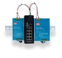 8-Port Industrial Fanless Layer 2 Managed 802.3bt Switch with 56V 720W  power supply for PoE Lighting & Automation
