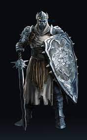 I really think that a lot of Black Prior's armor sets were wasted in  design, especially his helms. This art right here is a perfect example of  what could have been. Credit