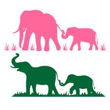Free Free 154 Mother And Baby Elephant Svg SVG PNG EPS DXF File