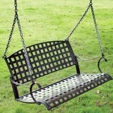 Amazon Com International Caravan Santa Fe 4 Ft Iron Porch Swing Porch Swings Patio Lawn Garden Porch Swing Hanging Porch Swing Porch Furniture