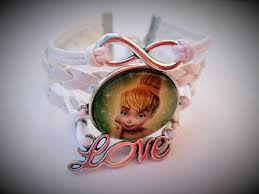 Bracelet La Fee Clochette De La Boutique Isabijouxfantaisie Sur Etsy Etsy Bracelets Tinkerbell