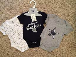 Dallas Cowboy Onesies 0 3mo Cowboy Baby Shower Dallas Cowboys Baby Shower Dallas Cowboys Baby Clothes