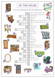Crossword puzzles are for everyone. In The House Crossword Puzzle English Esl Worksheets For Distance Learning And Physical Classrooms