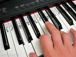 Diese noten sollte man beim keyboard lernen sich mit der zeit aneignen. Musik Tastatur Klavier Tasten Aufkleber 52 Etiketten 49 88 Tasten Online Eur 10 55 Picclick De