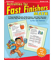 Looking for enrichment activities for early finishers? Activities For Fast Finishers Math By Marc Tyler Nobleman