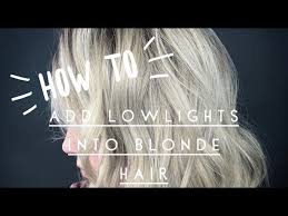 We show you only the hottest looks here. How To Add Lowlights Into Blonde Hair Youtube