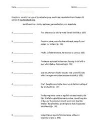 Hyperbole is a figure of speech that makes something seem bigger or more important than it. Touching Spirit Bear Simile Metaphor Personification Hyperbole Worksheet