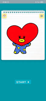 Ide warna cat rumah bagian luar yang elegan dari ahli cat. How To Draw Bt21 Step By Step Easy Drawing Bt21 Untuk Android Muat Turun Apk