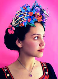 Como hacer un tocado de flores. Corona De Flores De Papel Para El Dia De Los Muertos Idea De Disfraz