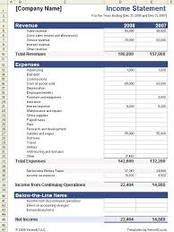 Download The Income Statement Template From Vertex42 Com Income Statement Financial Statement Statement Template