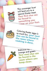 Easter egg hunts are like pasta dinners: Easter Scavenger Hunt For Kids Free Printable Game Pjs And Paint