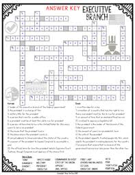 Need to teach the judicial branch in a hurry? Executive Branch Crossword Pdf Kzqz Lamevyac Site