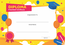 Editing is carried out online here and then you can download a file to your hard drive for printing or social media. 6 Best Free Printable Kindergarten Graduation Certificate Template Printablee Com