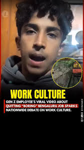 A Gen Z employee from Bengaluru has ignited a powerful conversation after openly sharing why he wants to quit his “very boring” job. In his viral video, Uthaiah admits he dislikes his work, feels ...