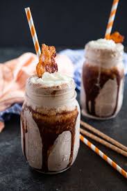 Black And White Mocha Recipe Black And White Bourbon Milkshake With Bacon Recipe Sweets Recipes Easy Dessert Recipes Easy Cocktail Recipes Easy