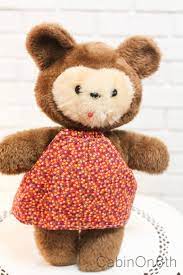 Vintage Teddy Bear Possum Trot 1980s Plush Toy Stuffed Animal Vintage Teddy Bears Teddy Bear Pet Toys